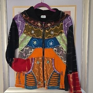 India Boutique Zip Up Hoodie